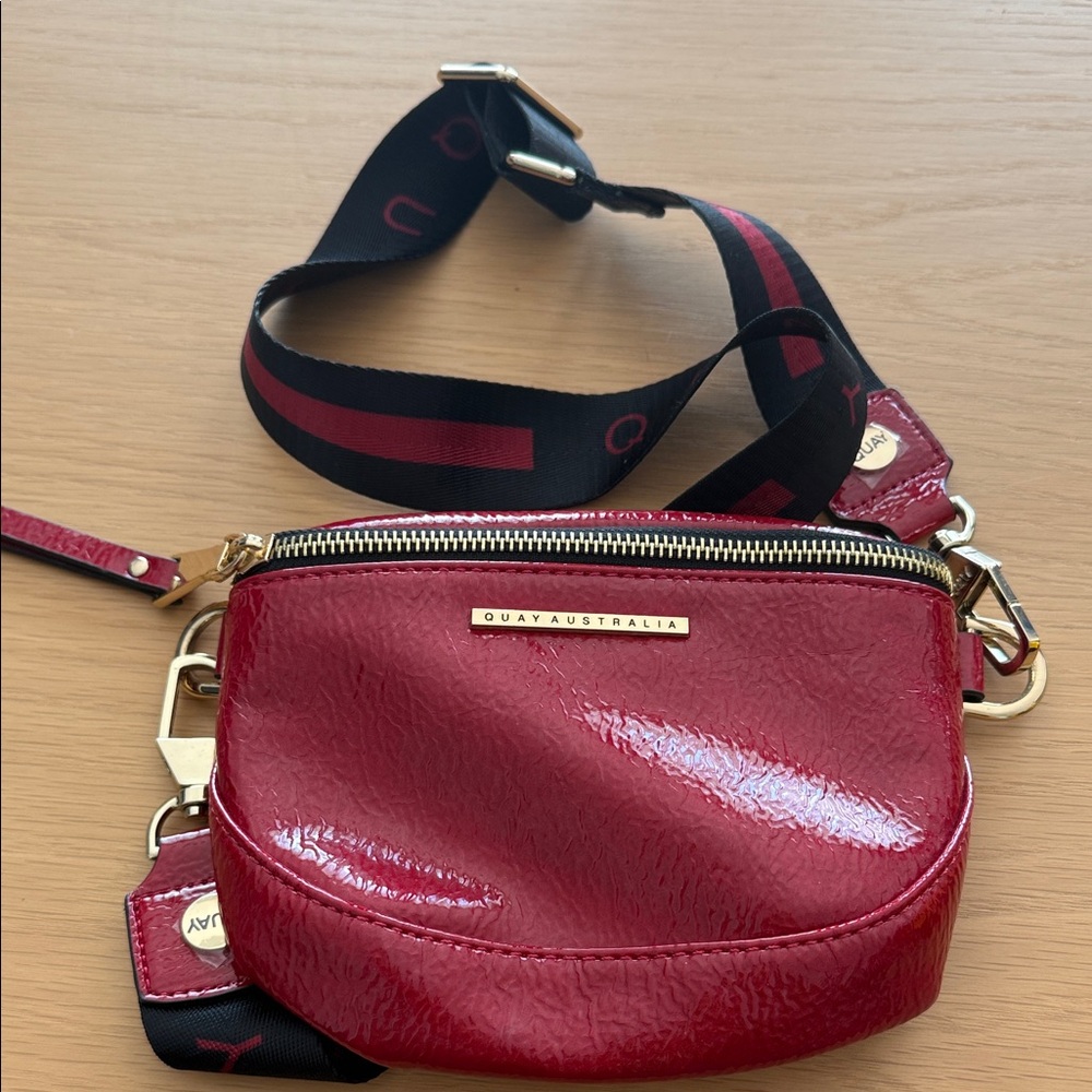 Quay Australia Cherry Red Crossbody Bag
